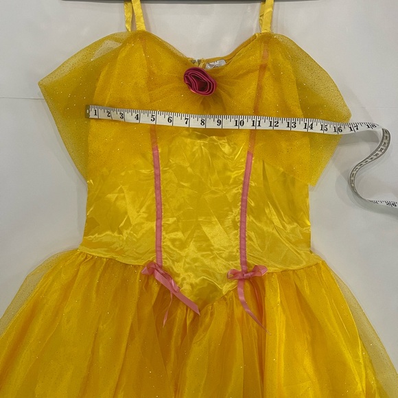 Disney Princess Belle Costume Dress Size Large - Picture 7 of 9